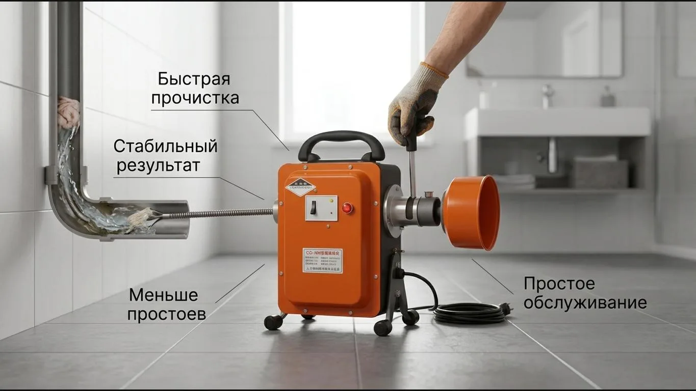 Оборудование CXIVA в процессе очистки системы